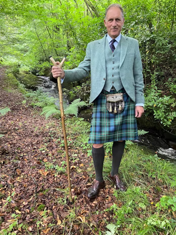 Sir Adam Fergusson in Kilt