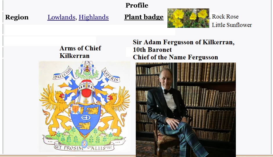 Arms of the Kilkeran Chief