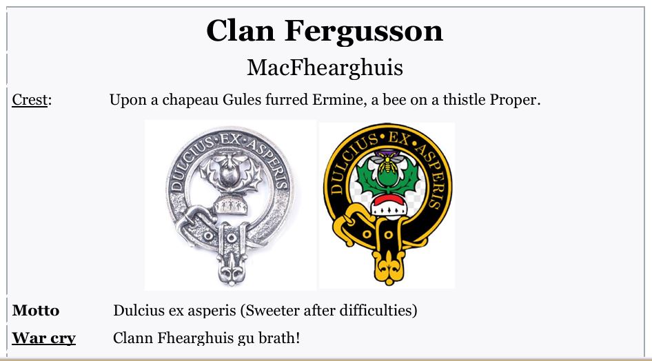 Arms of the Kilkeran Chief