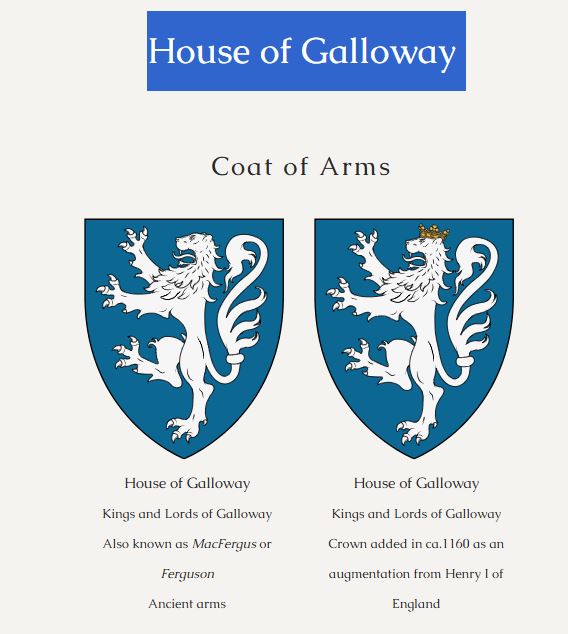 House of Galloway From Fergus to Henry