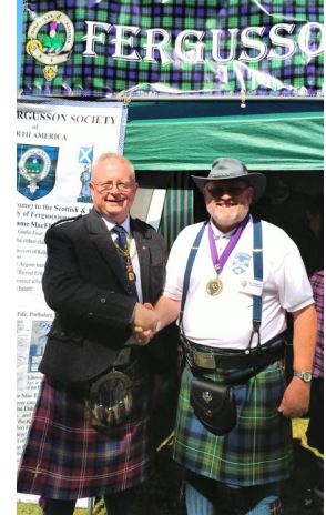 Lord Lyon with Eric Ferguson Tent