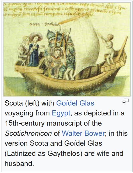 Scotia on ship