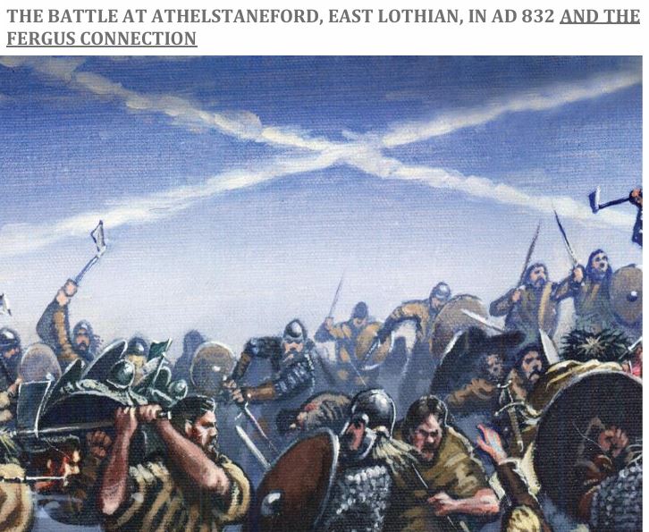 Birth of the Saltire Flag-The Battle